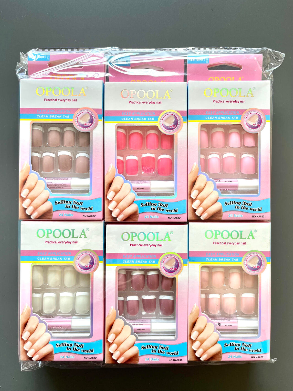 Diseños disponibles de uñas postizas press-on